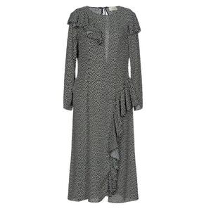 VICOLO black with white dots ruffle Dress